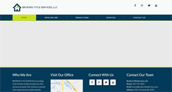 Desktop Screenshot of brokerstitleservices.com